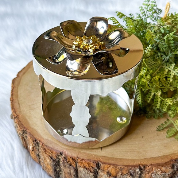 Bath & Body Works | Accents | Bath Body Works Silver Candle Sleeve ...